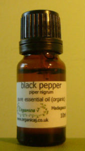 essential oil, black pepper